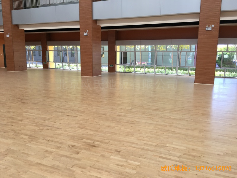 山西晉中榆次區(qū)寇村小學(xué)運(yùn)動(dòng)館運(yùn)動(dòng)地板鋪設(shè)案例4
